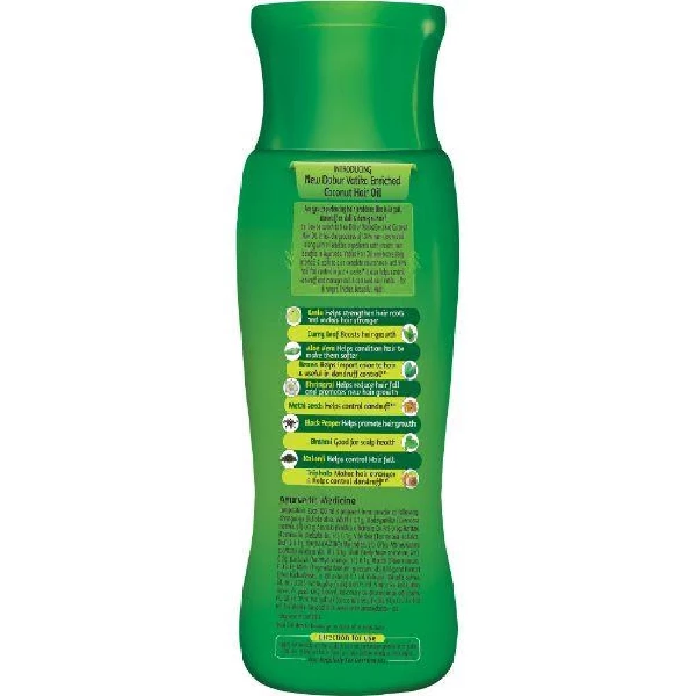 Dabur Vatika Enriched Coconut Hair Oil, 450 ml-5.webp